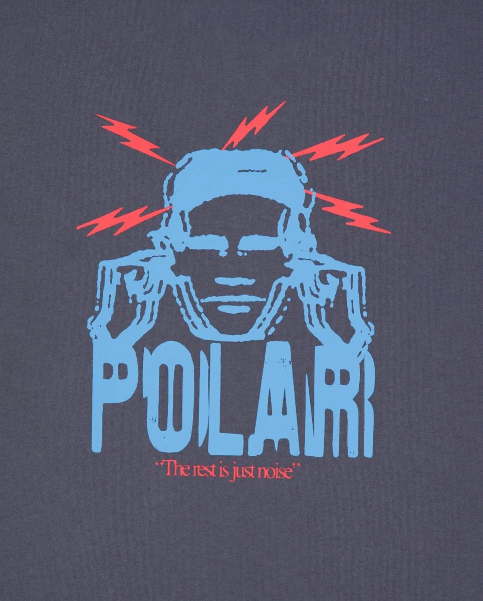 Camiseta Polar Skate Co. Noise Graphite Gris Unisex - Image 2