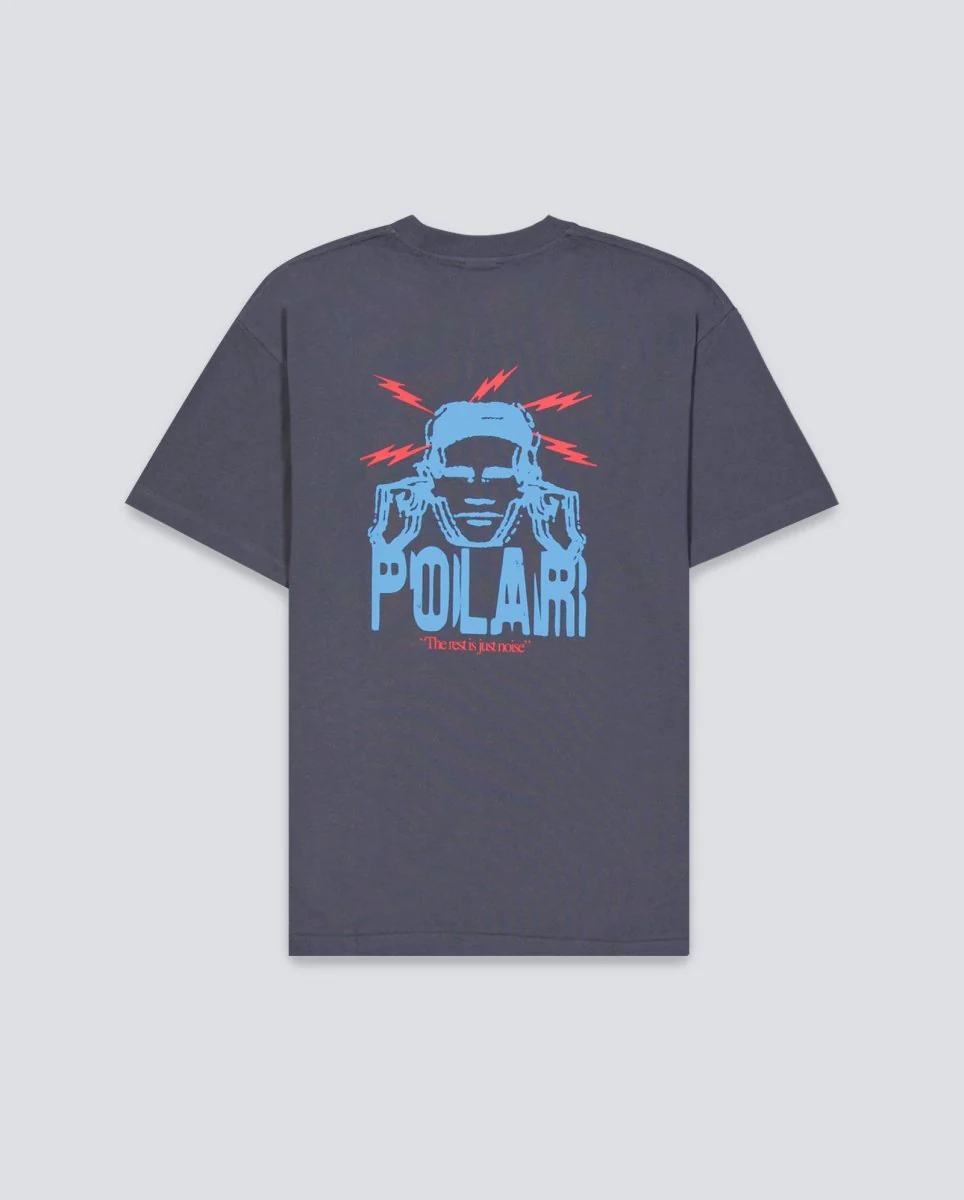 Camiseta Polar Skate Co. Noise Graphite Gris Unisex - Image 3