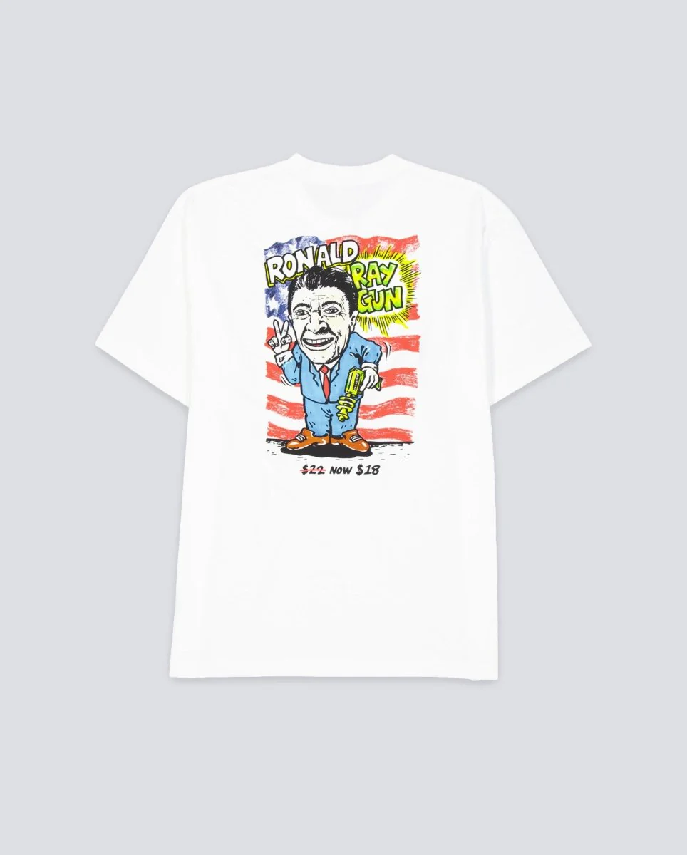 Camiseta Polar Skate Co Ray Gun Blanco Unisex - Image 3