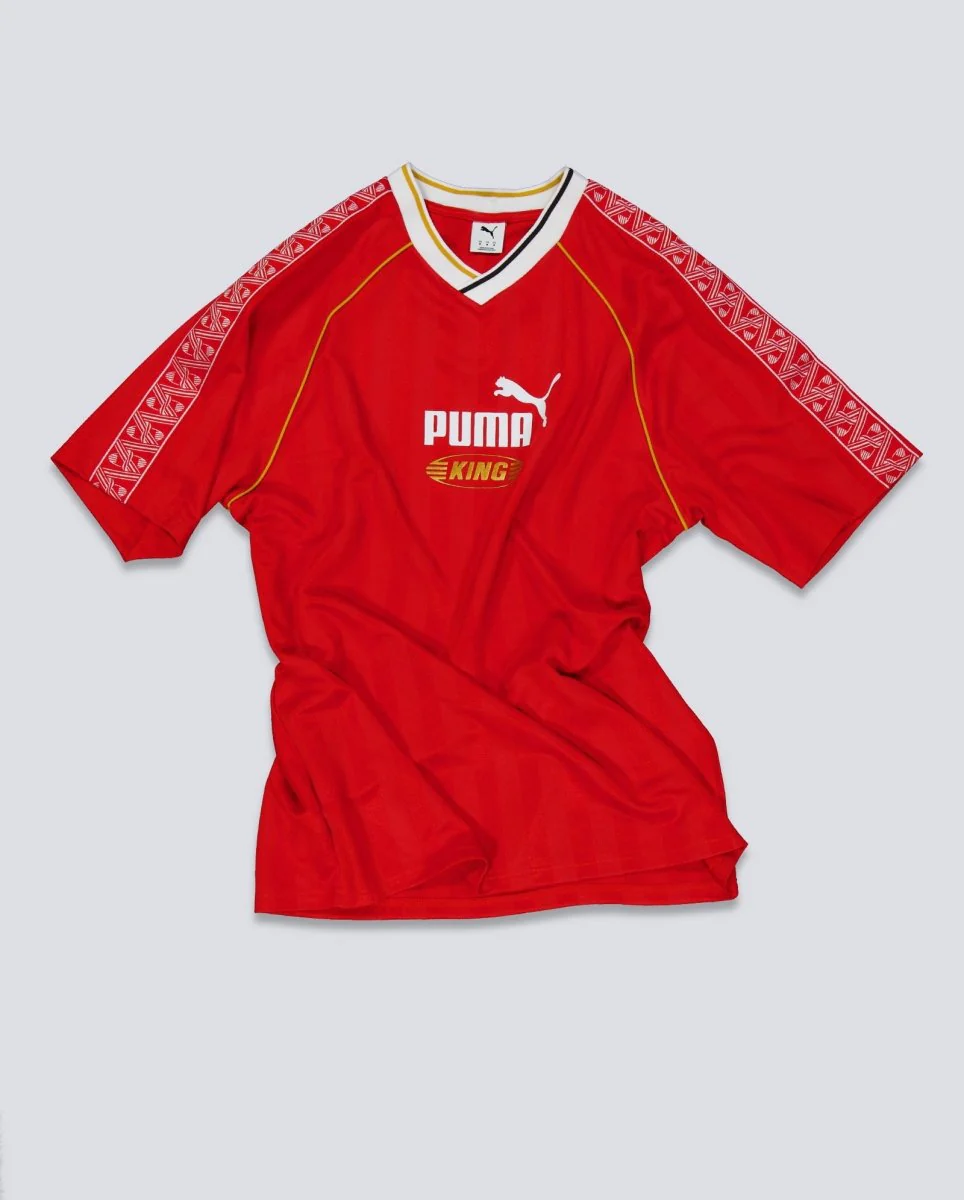 Camiseta Puma King Relaxed Football Jersey Rojo Unisex - Image 2