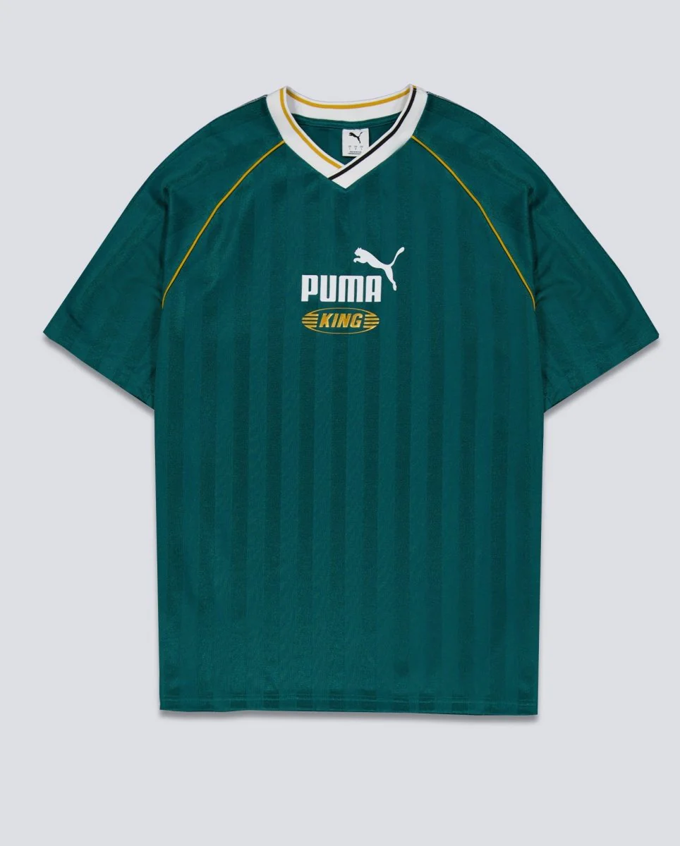 Camiseta Puma King Relaxed Football Verde Unisex