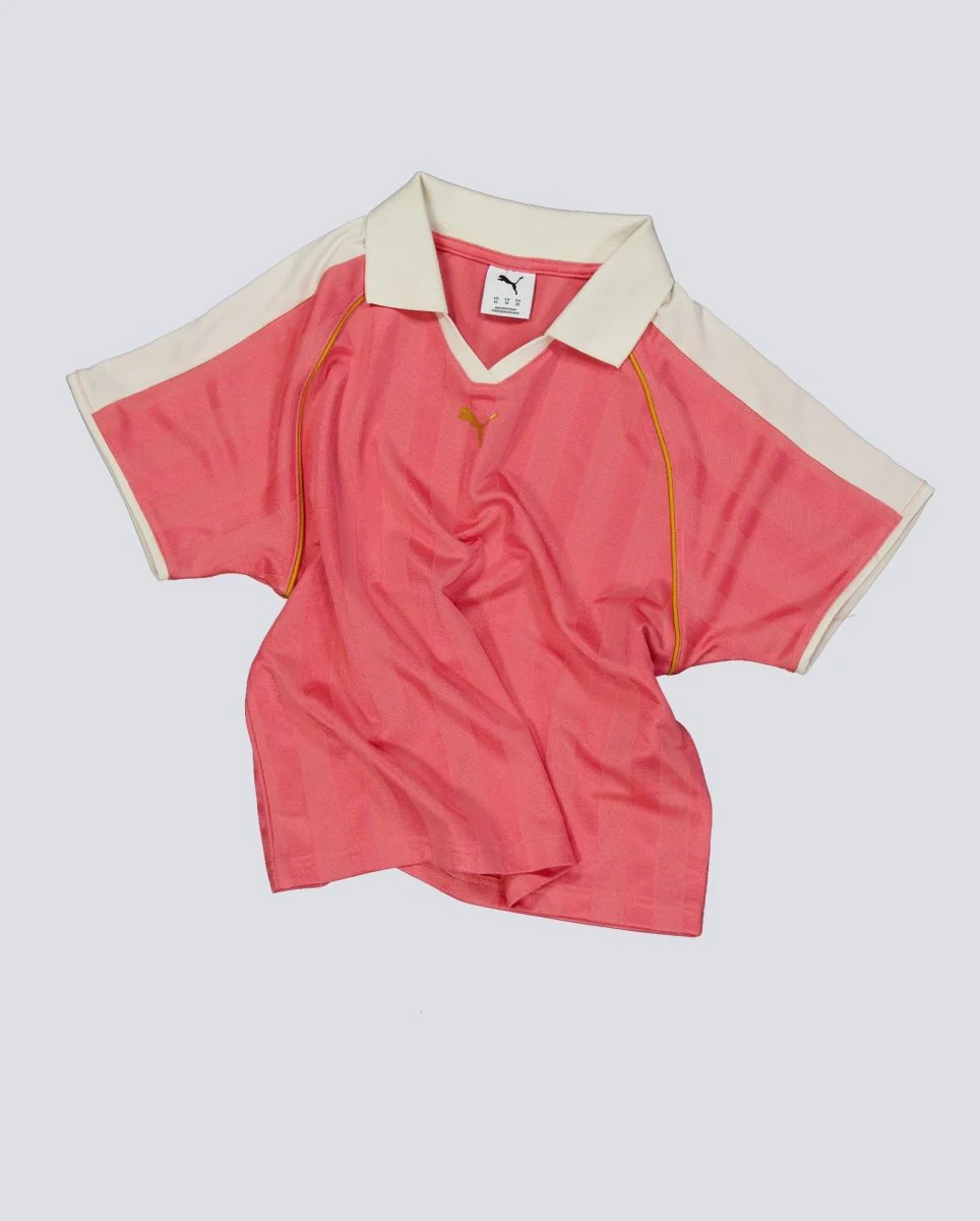 Camiseta Puma T7 Relaxed Footbal Jersey Rosa Mujer - Image 4