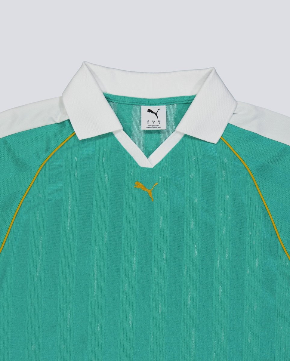 Camiseta Puma T7 Relaxed Football Jersey Verde Mujer - Image 3