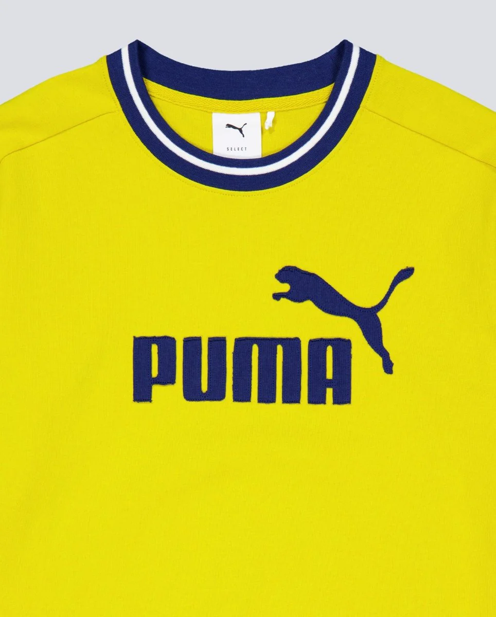 Camiseta Puma T7 Ringer Amarillo Hombre - Image 4