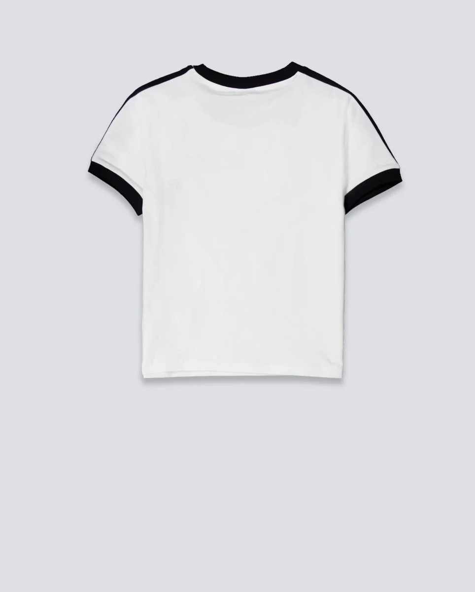Camiseta Puma T7 Slim Tee Blanco Mujer - Image 4