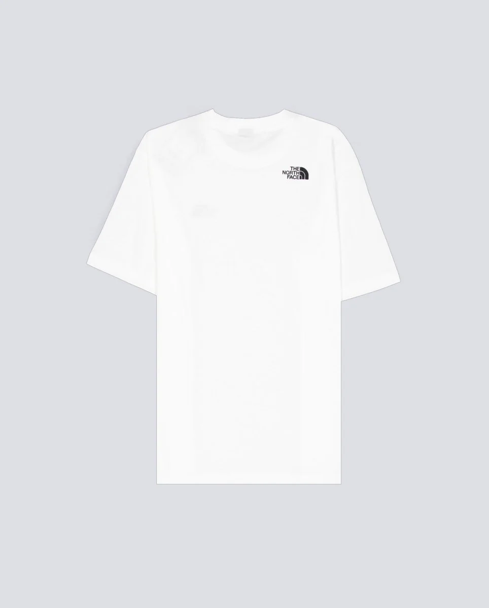 Camiseta The North Face Essential Oversieze Blanco Hombre - Image 3