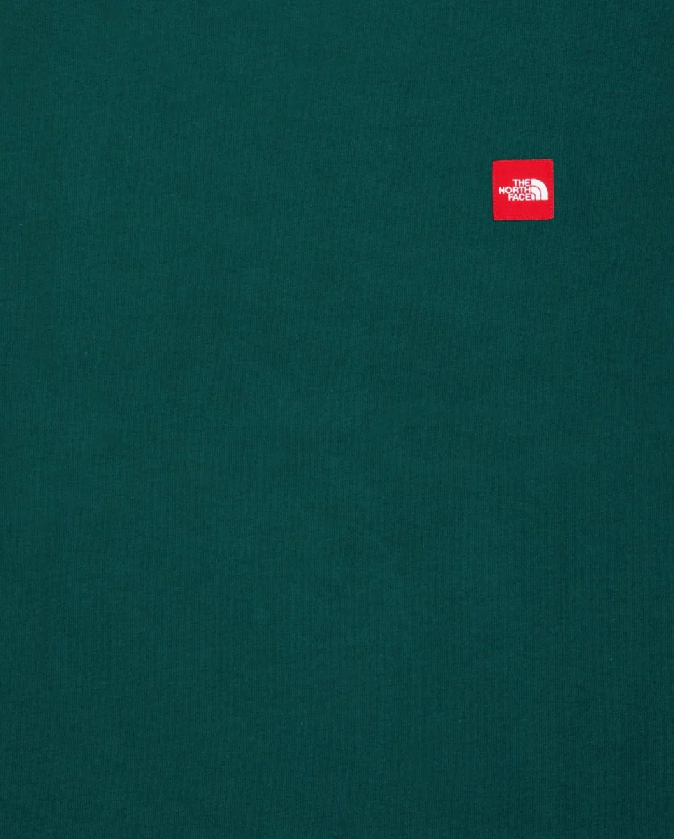 Camiseta The North Face M Redbox Crew Verde Hombre - Image 2