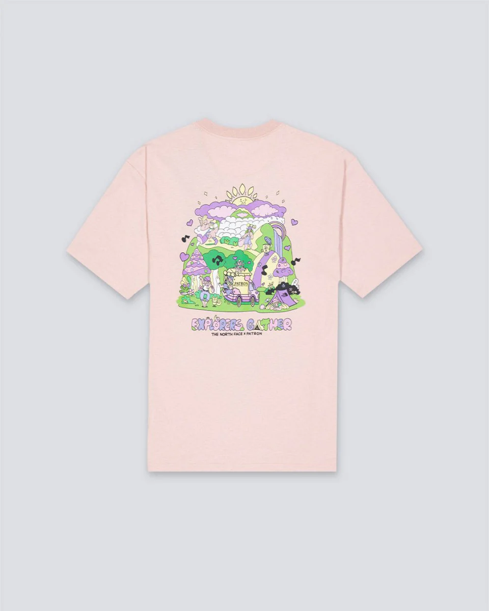 Camiseta The North Face Mountain Cleanup Rosa Unisex - Image 2