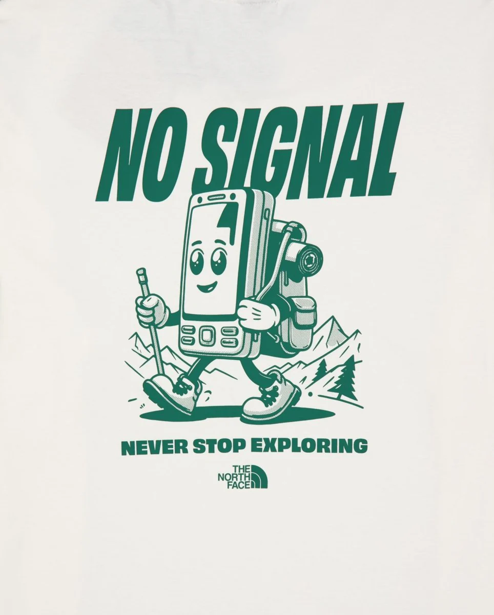 Camiseta The North Face No Signal Blanco Hombre - Image 4