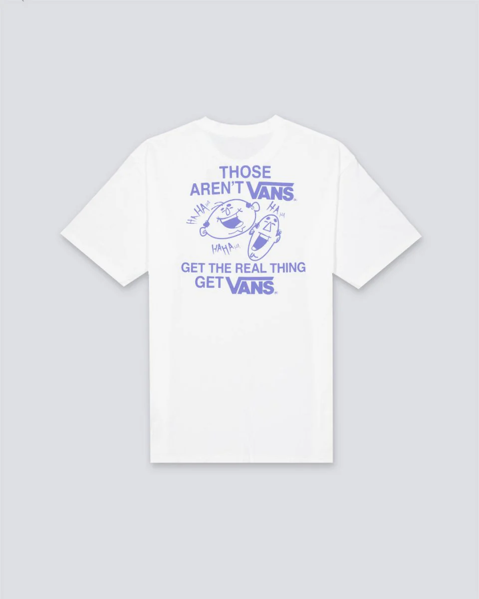 Camiseta Vans Chuckling Duo Loose Blanco Hombre - Image 2