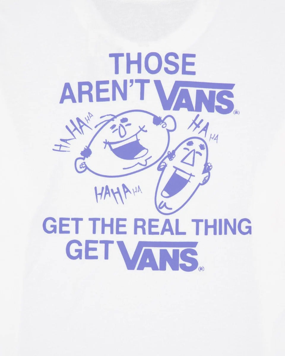 Camiseta Vans Chuckling Duo Loose Blanco Hombre - Image 4
