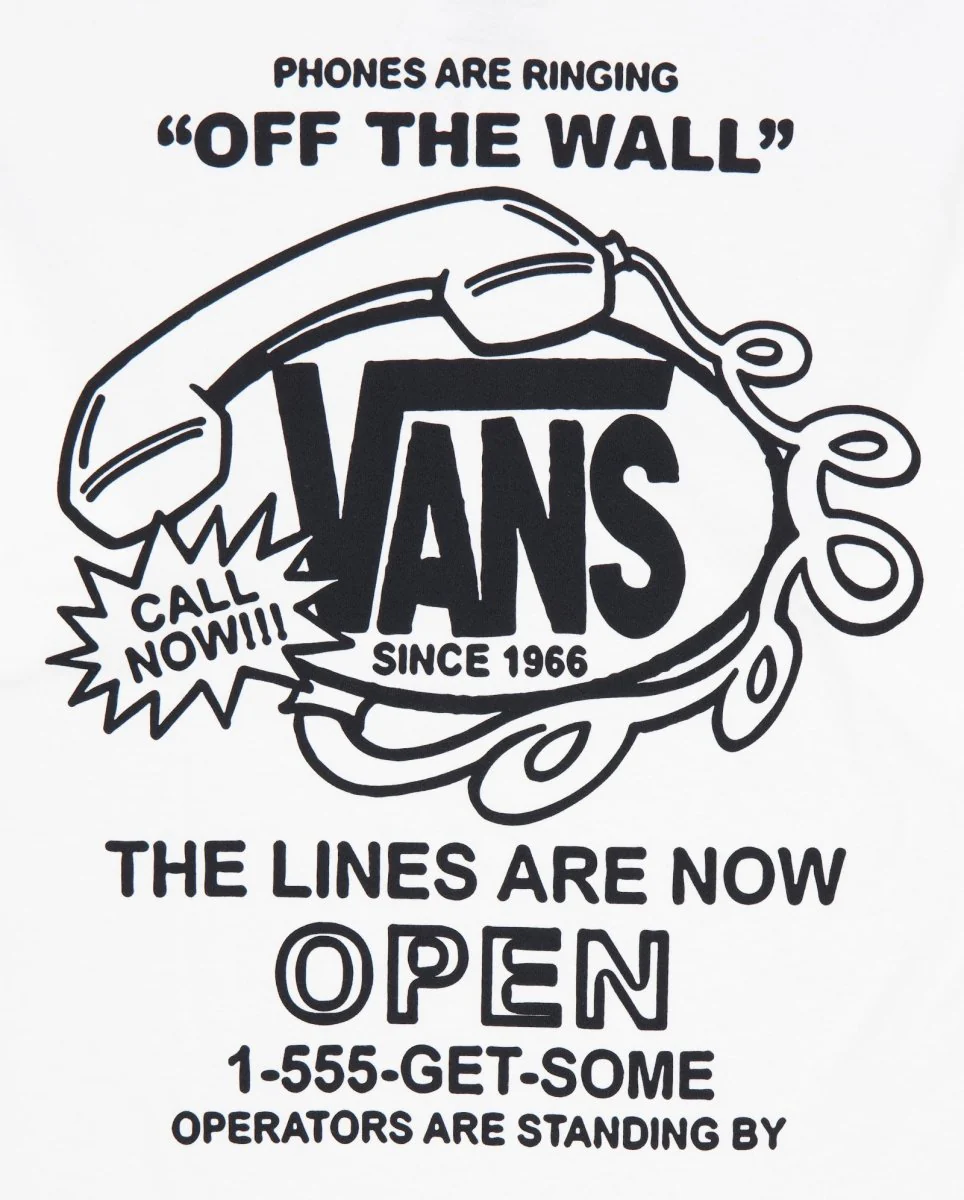 Camiseta Vans Hot Lines SS Tee Blanco Unisex - Image 2