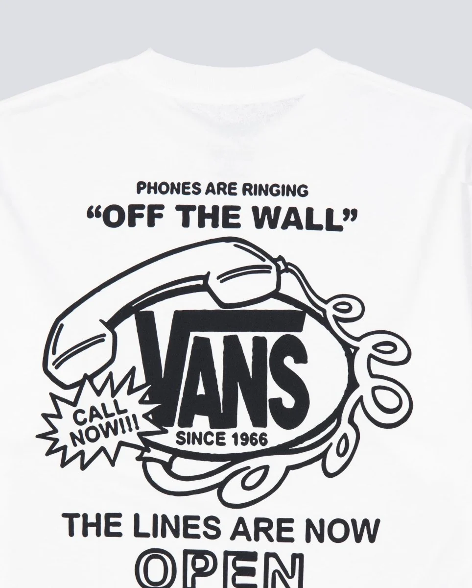 Camiseta Vans Hot Lines SS Tee Blanco Unisex - Image 3