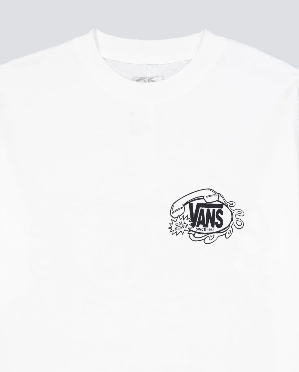 Camiseta Vans Hot Lines SS Tee Blanco Unisex - Image 4