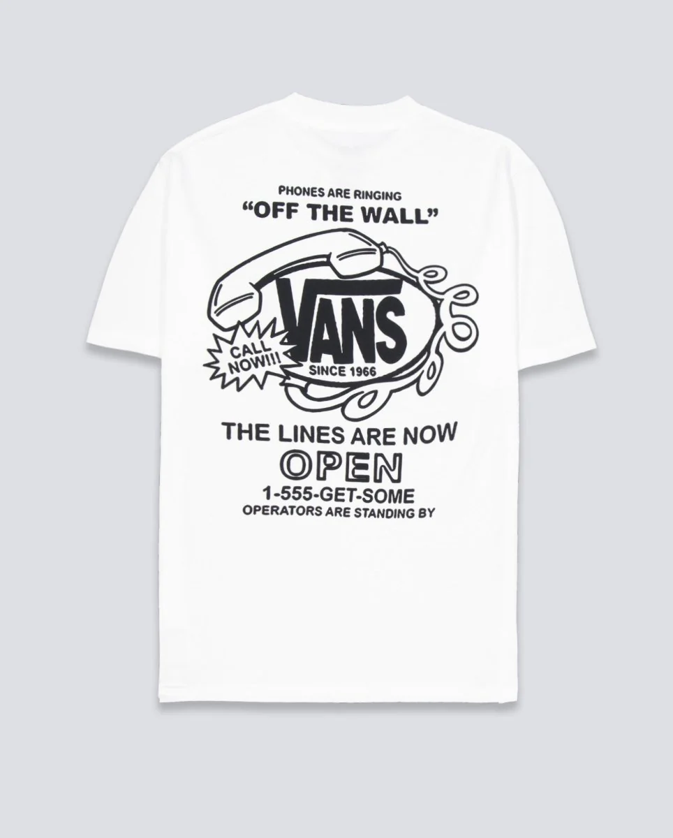 Camiseta Vans Hot Lines SS Tee Blanco Unisex - Image 5