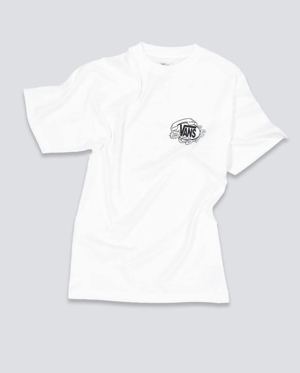 Camiseta Vans Hot Lines SS Tee Blanco Unisex - Image 6
