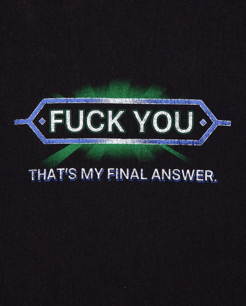 Camiseta Wasted Paris Answer Negro Unisex - Image 2