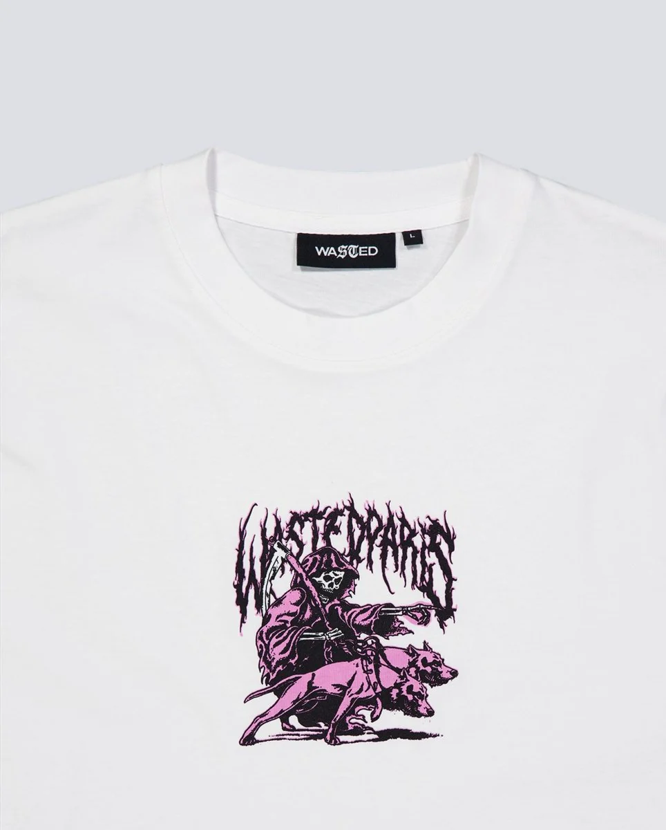 Camiseta Wasted Paris Handler Blanco Unisex - Image 2