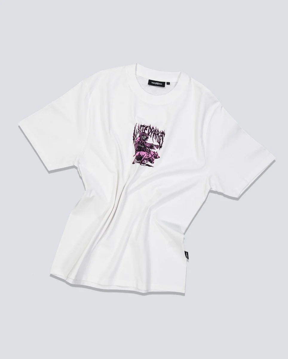 Camiseta Wasted Paris Handler Blanco Unisex - Image 6