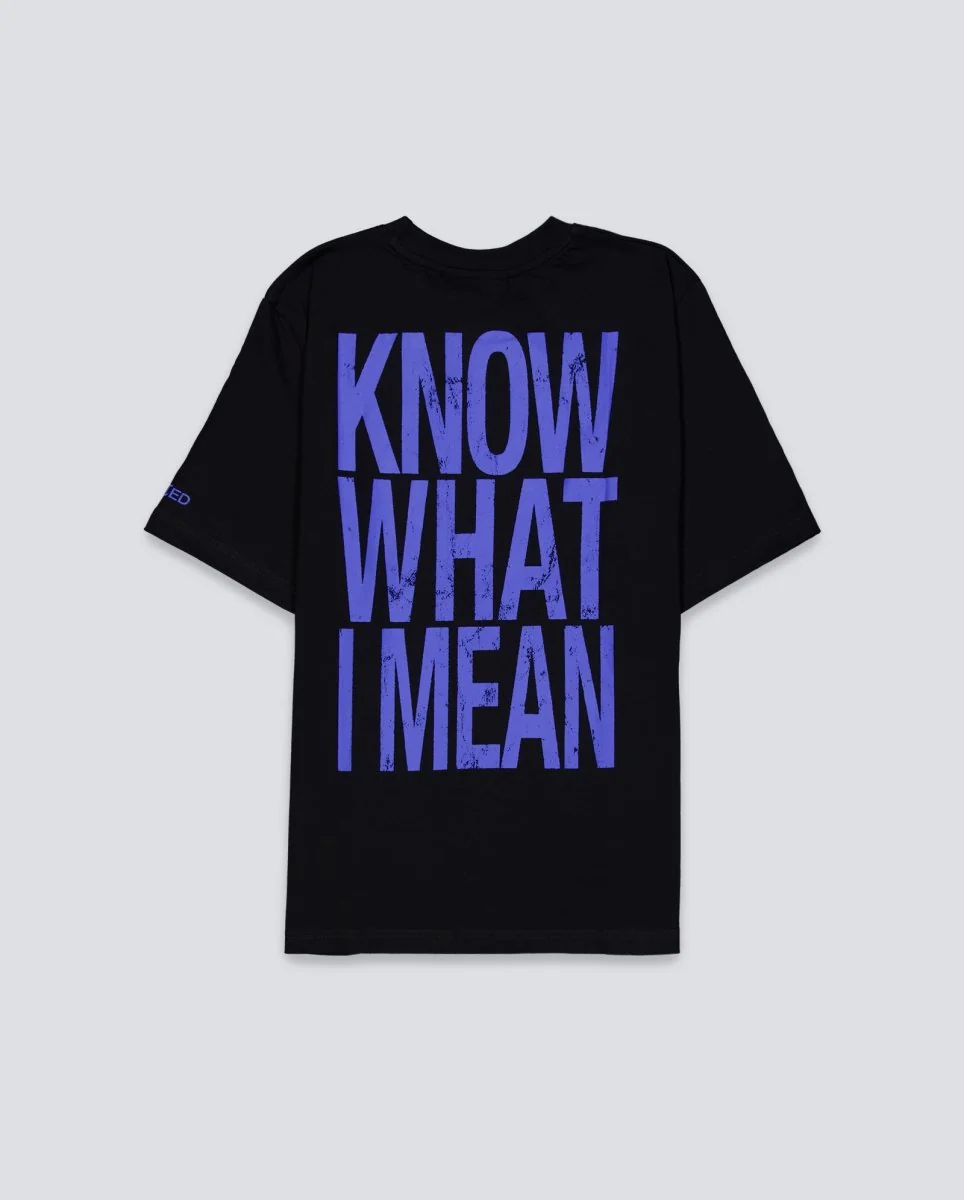 Camiseta Wasted Paris Know What I Mean Negro Unisex - Image 2