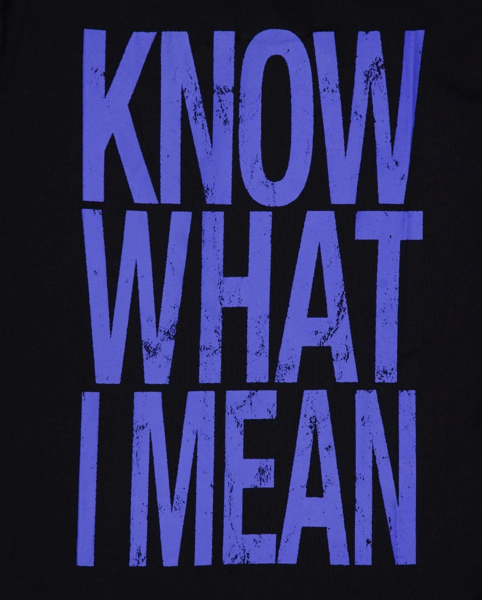 Camiseta Wasted Paris Know What I Mean Negro Unisex - Image 4