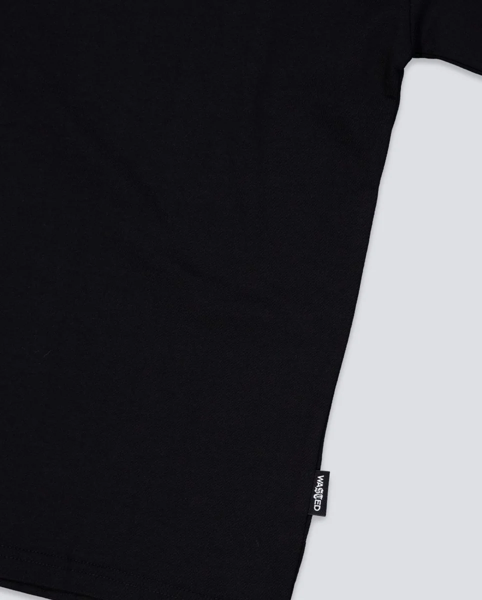 Camiseta Wasted Paris Switchblade Boxy Negro Unisex - Image 4