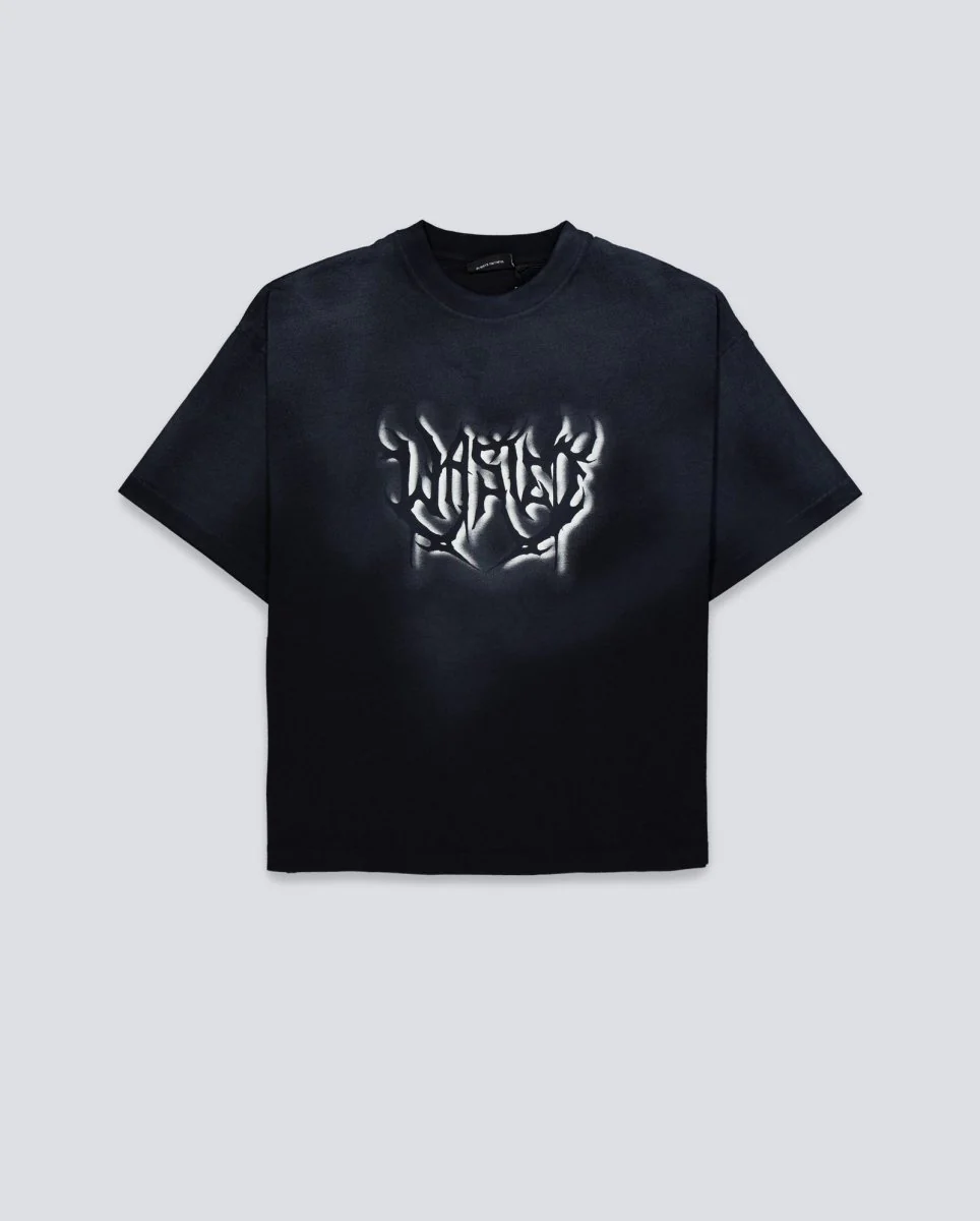 Camiseta Wasted Paris Sword Boxy Negro Unisex