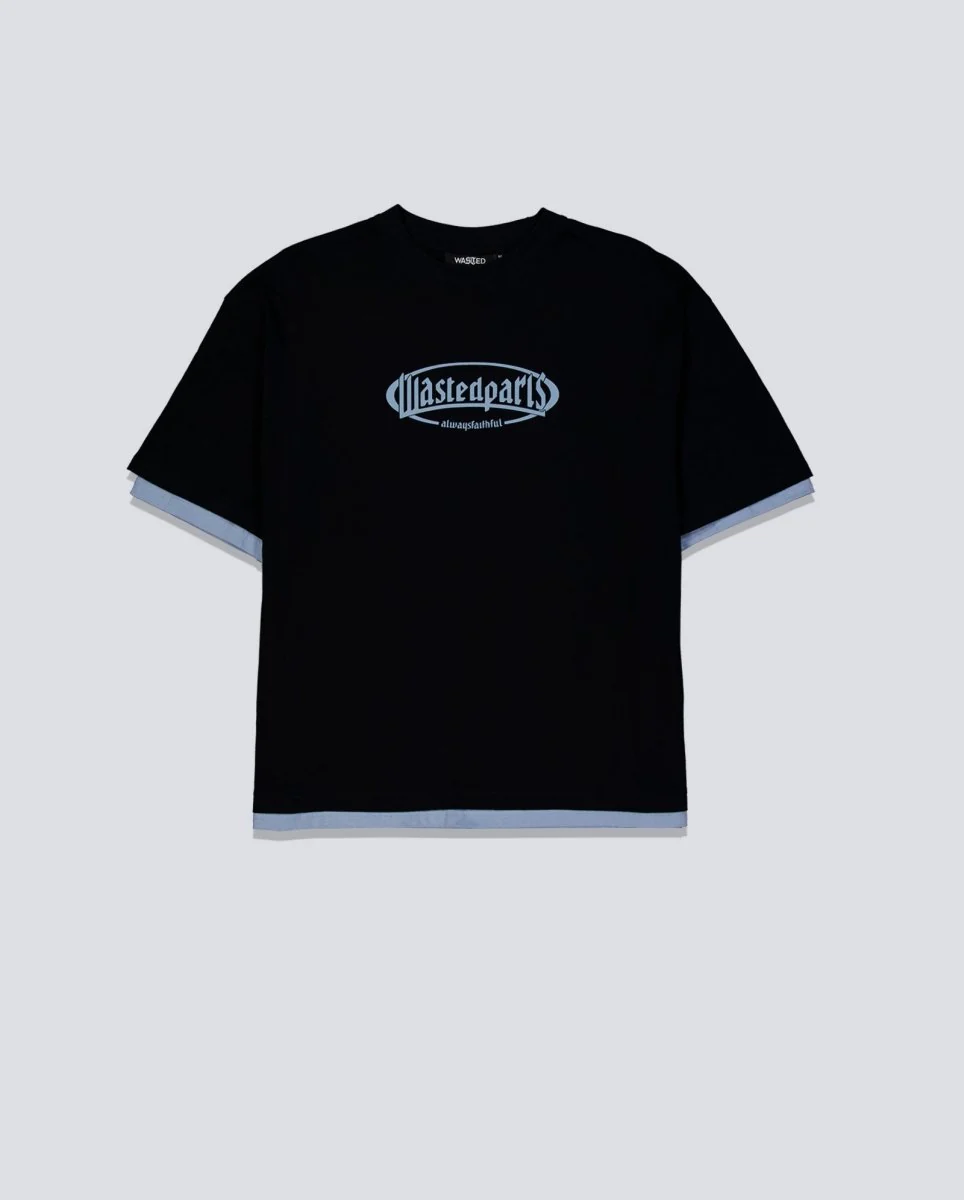 Camiseta Wasted Paris Yard T-Nine Negro Unisex
