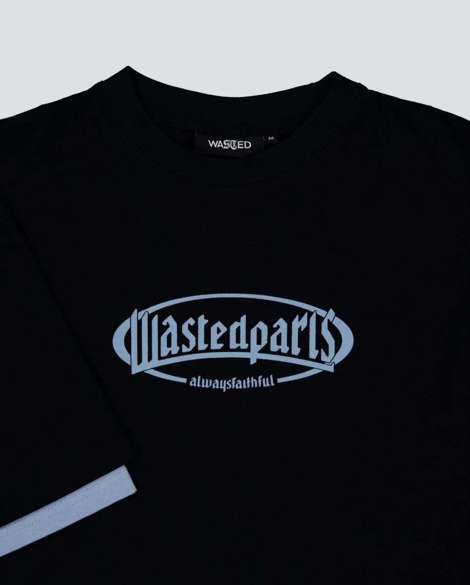 Camiseta Wasted Paris Yard T-Nine Negro Unisex - Image 3