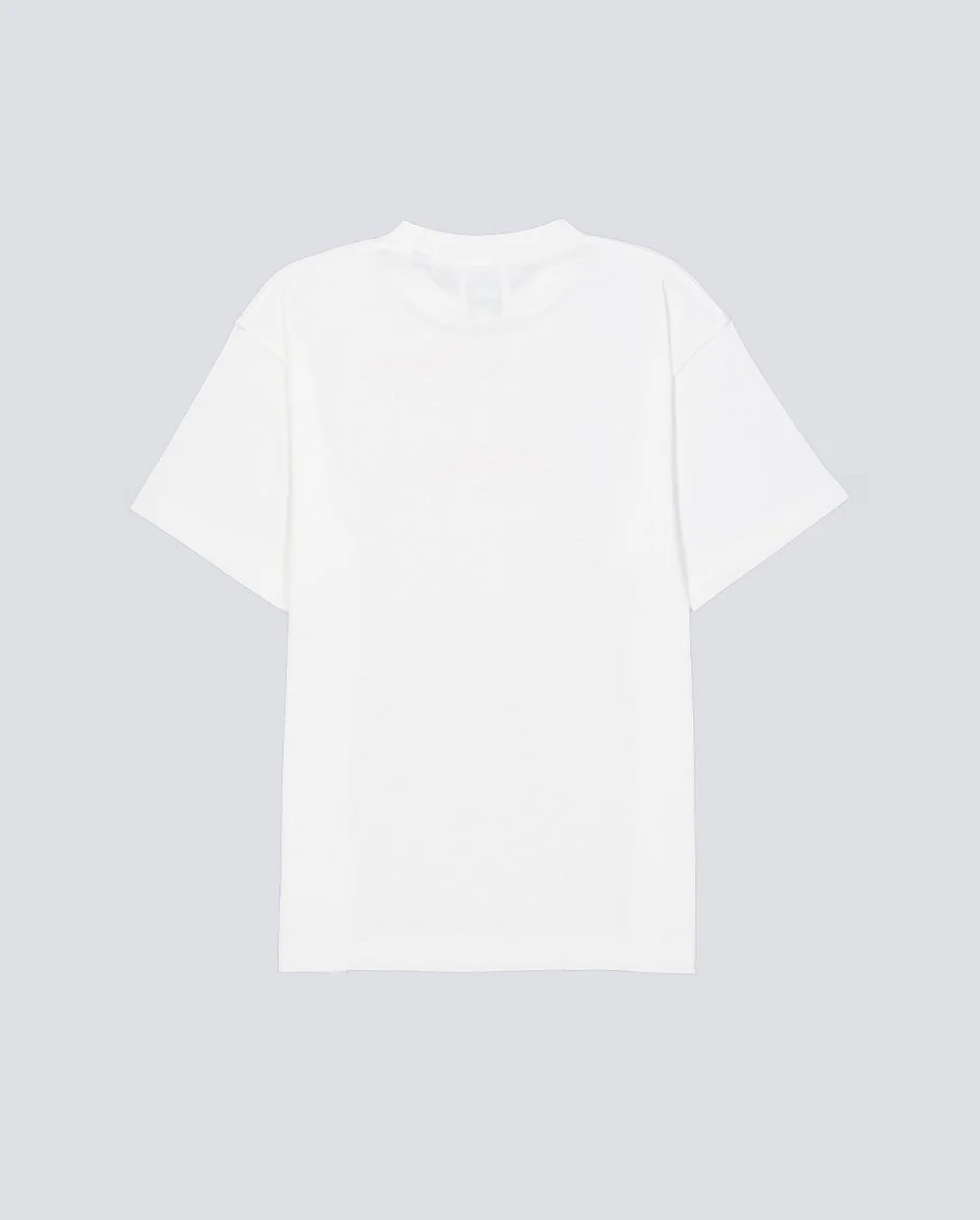 Camiseta We Are Not Friends Bold Sunny Love Blanco Unisex - Image 3