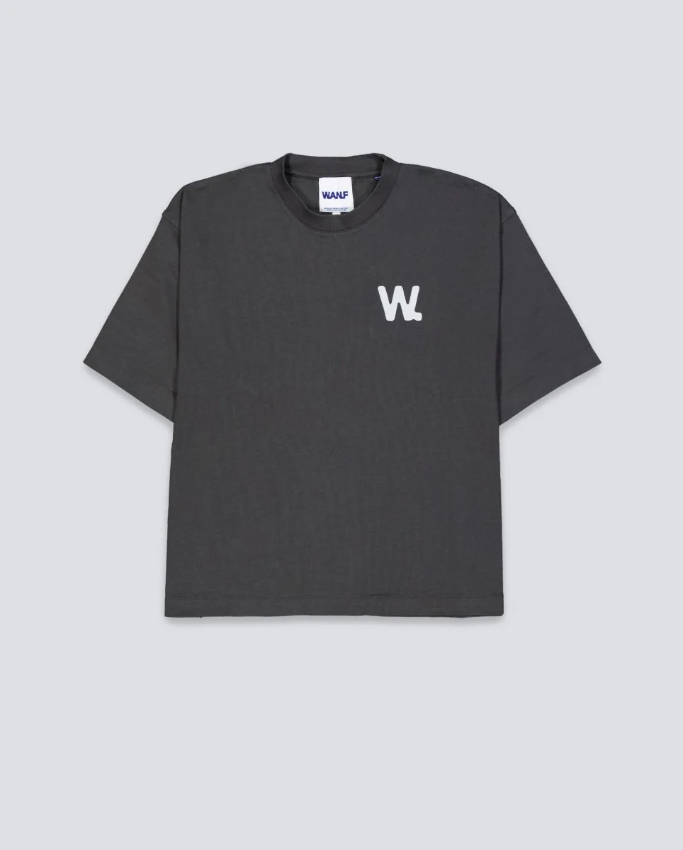 Camiseta We Are Not Friends Boxy Offline Love Gris Unisex