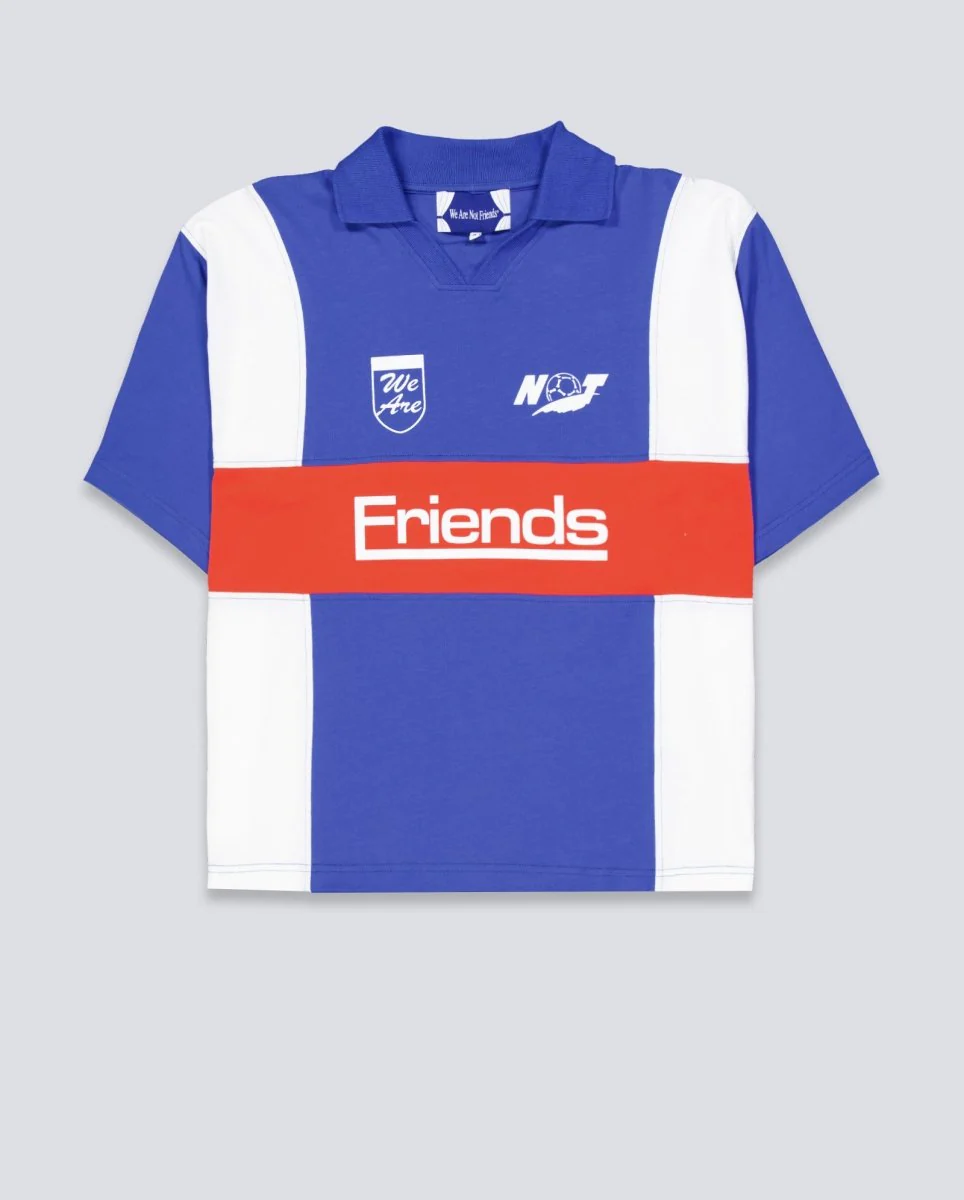 Camiseta We Are Not Friends Fair Play Azul Hombre