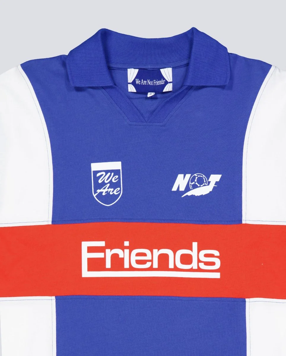 Camiseta We Are Not Friends Fair Play Azul Hombre - Image 4