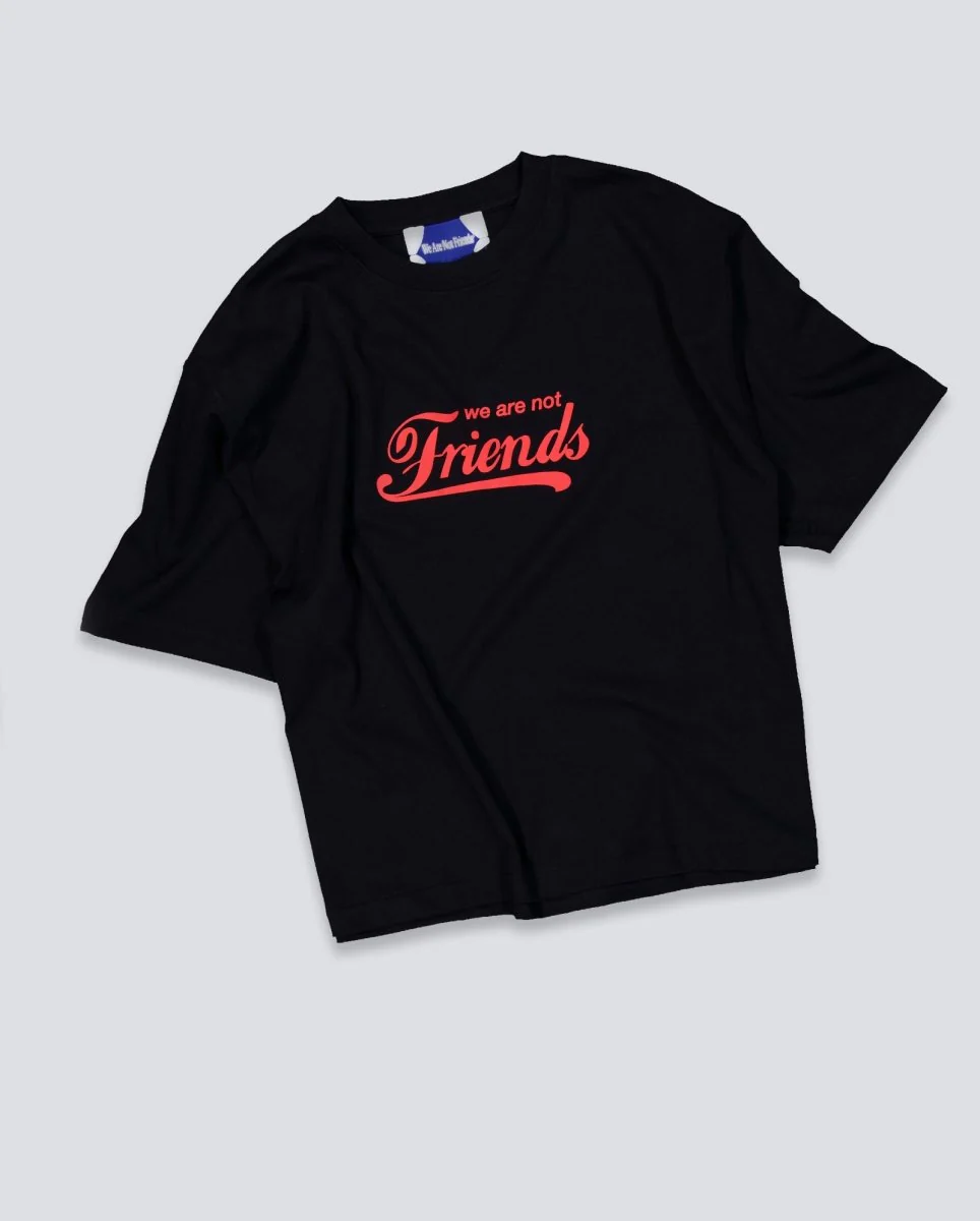 Camiseta We Are Not Friends Major Friends Negro Hombre - Image 2