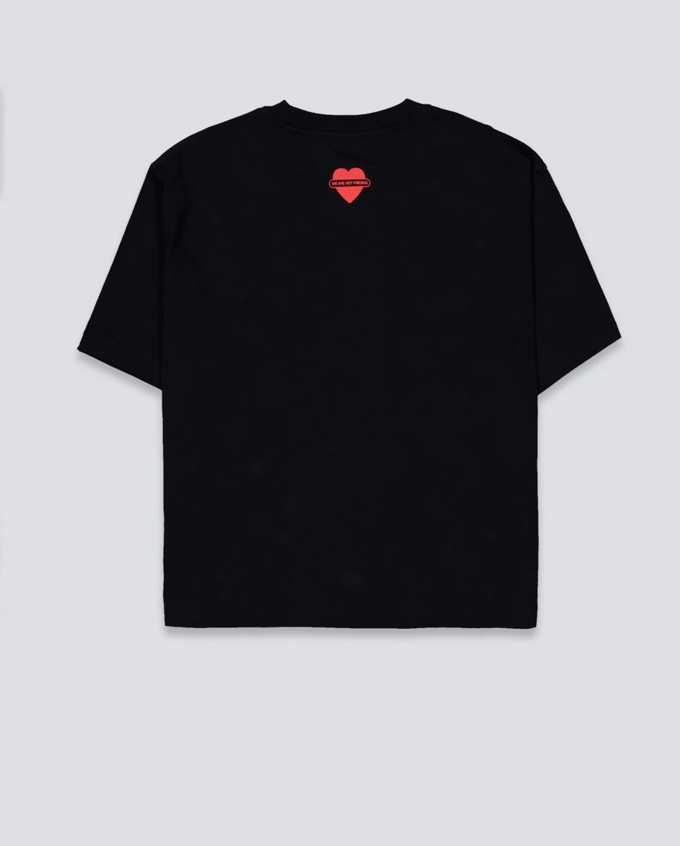 Camiseta We Are Not Friends Major Friends Negro Hombre - Image 3