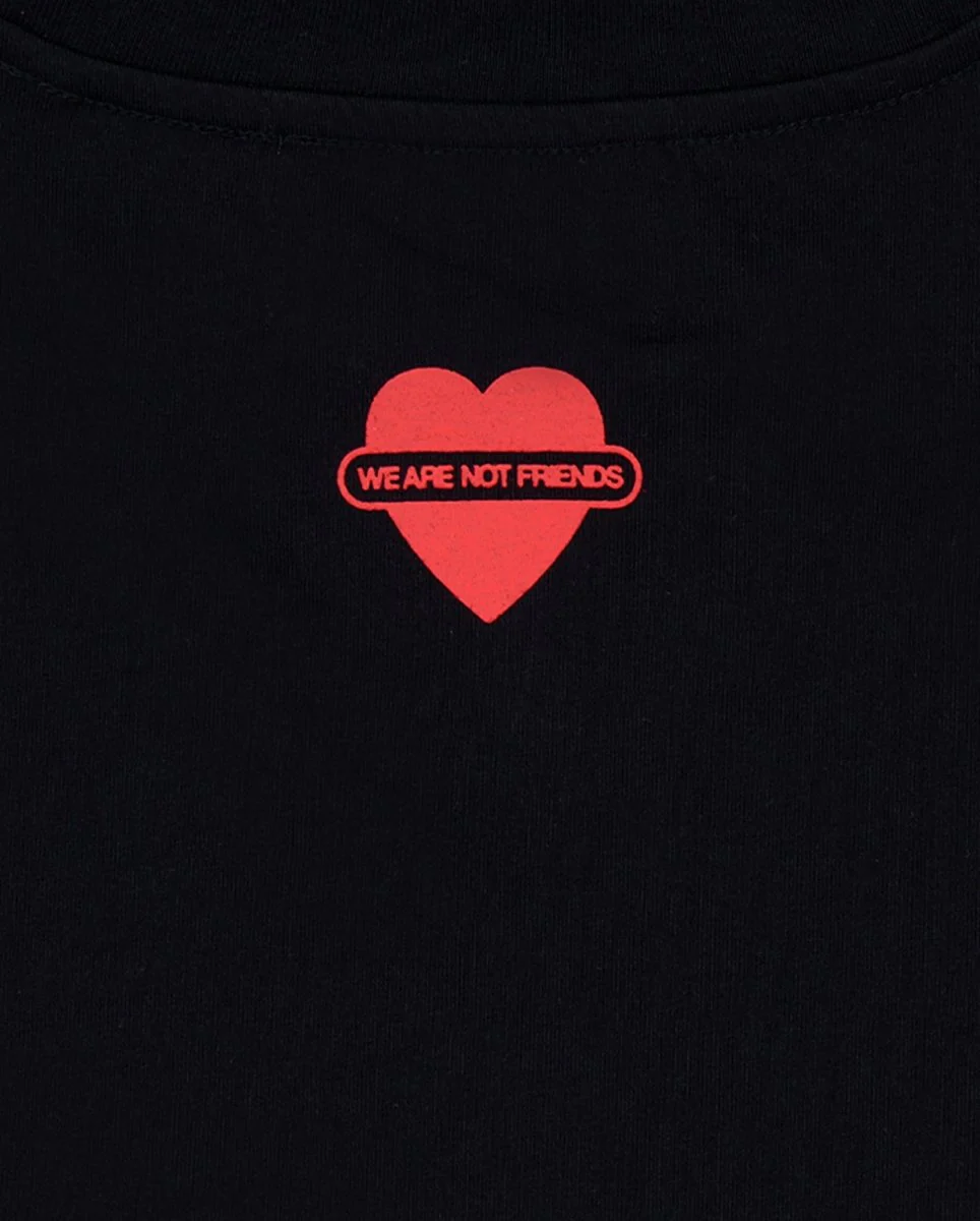 Camiseta We Are Not Friends Major Friends Negro Hombre - Image 4