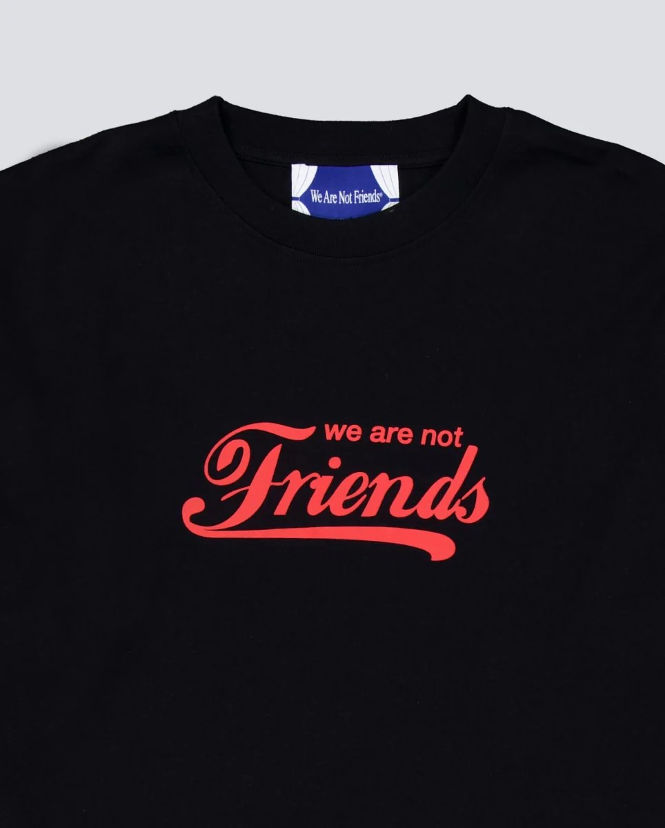 Camiseta We Are Not Friends Major Friends Negro Hombre - Image 5