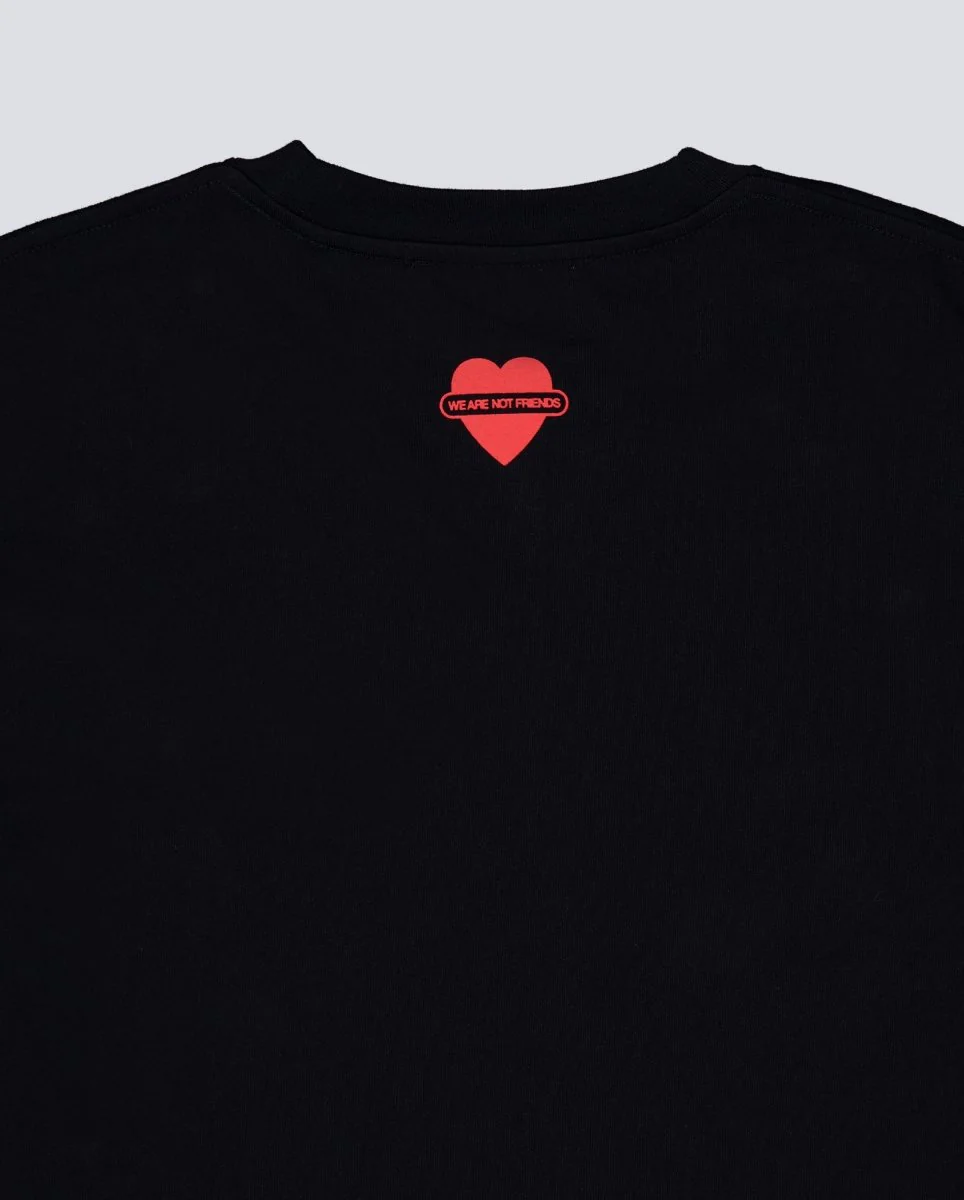 Camiseta We Are Not Friends Major Friends Negro Hombre - Image 6