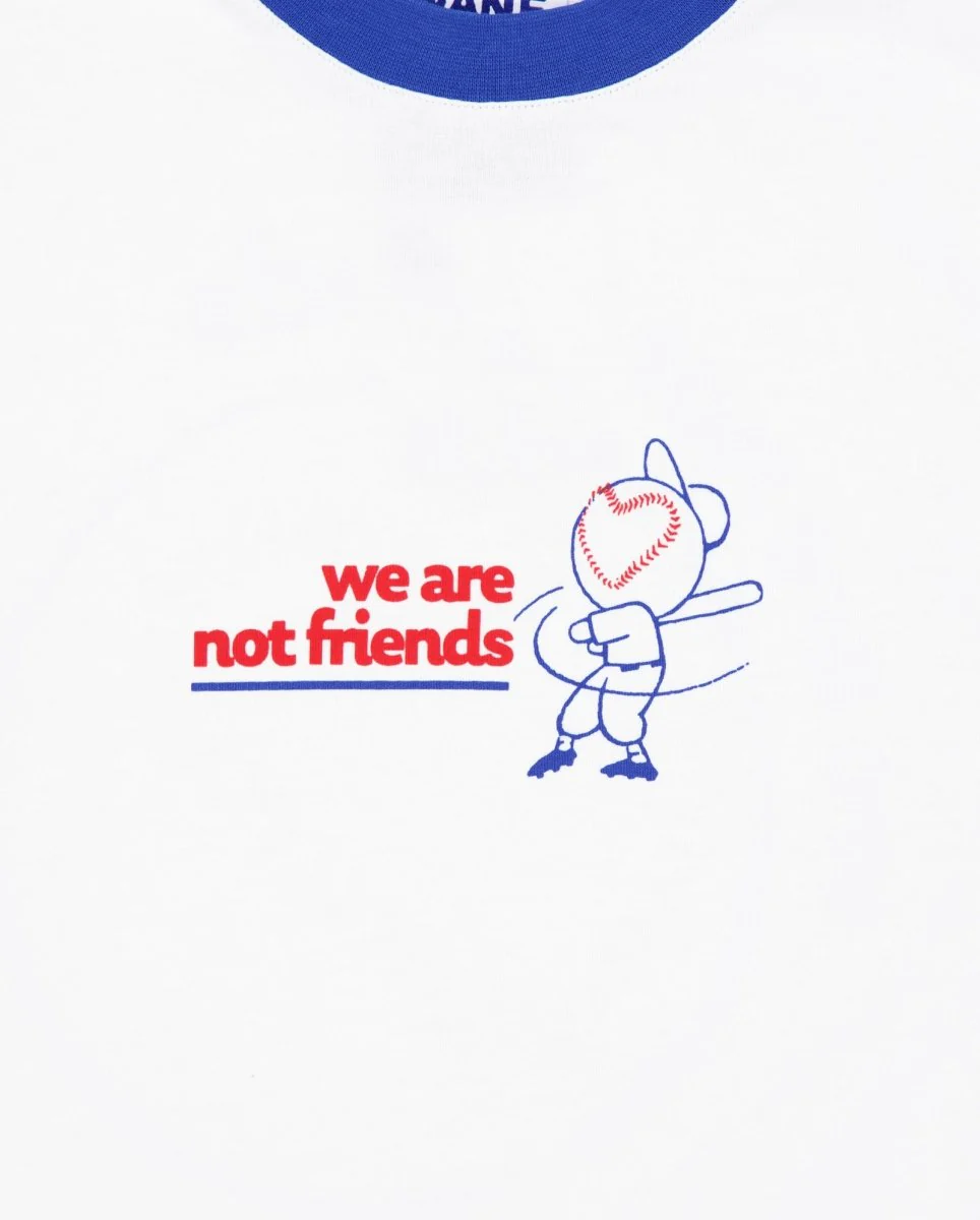 Camiseta We Are Not Friends National Sport Blanco Y Azul Unisex - Image 2
