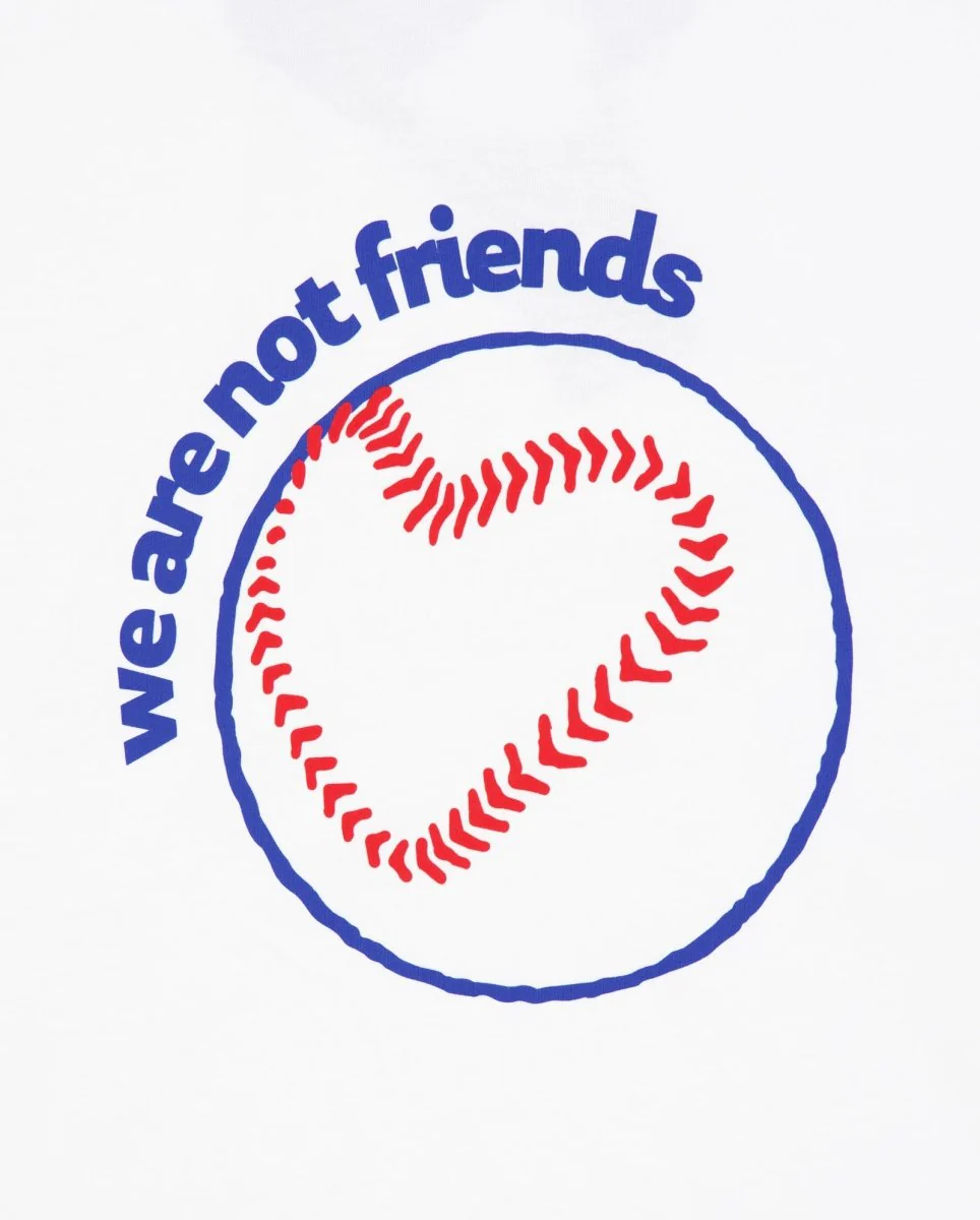 Camiseta We Are Not Friends National Sport Blanco Y Azul Unisex - Image 4