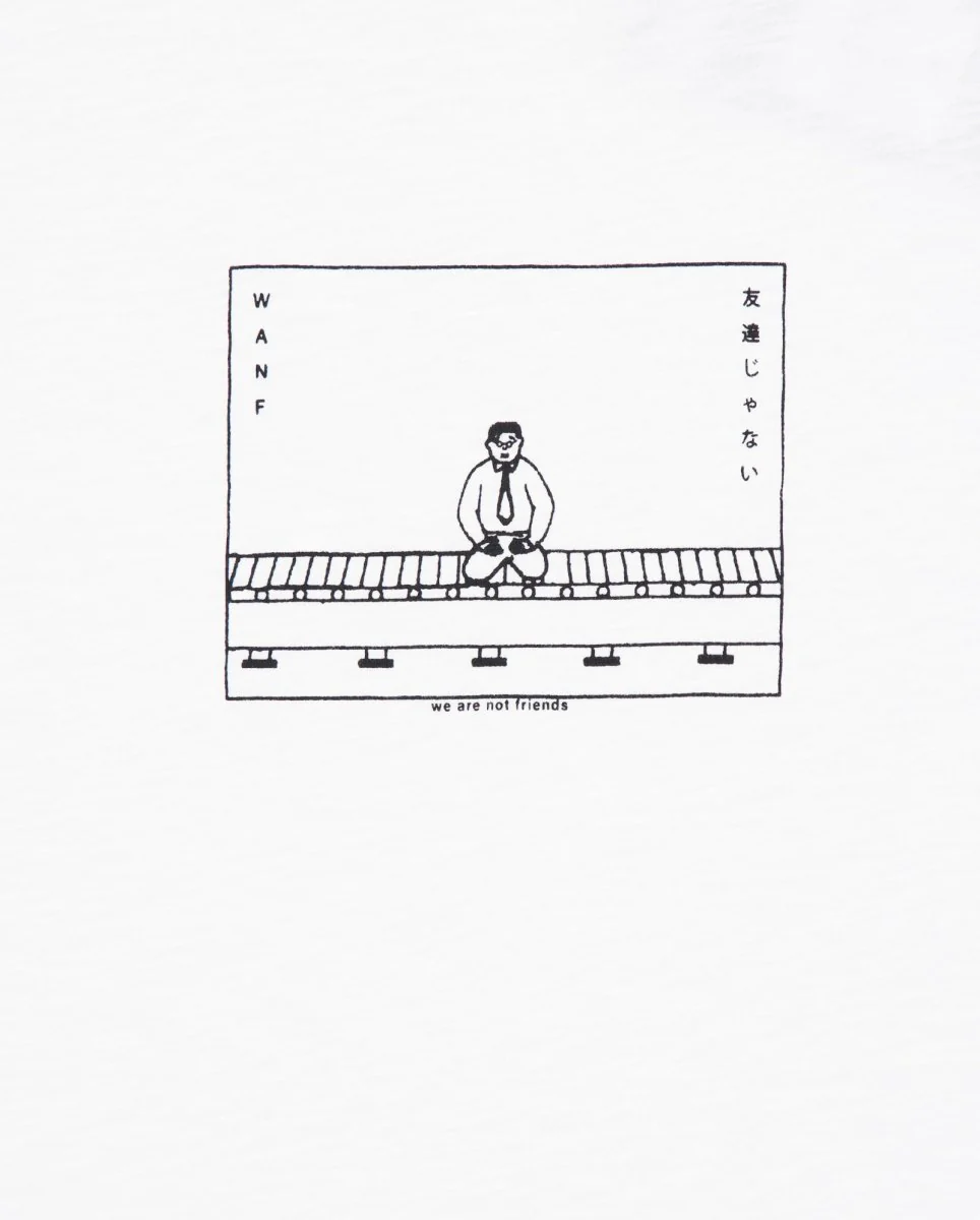 Camiseta We Are Not Friends Supplier Blanco Unisex - Image 2
