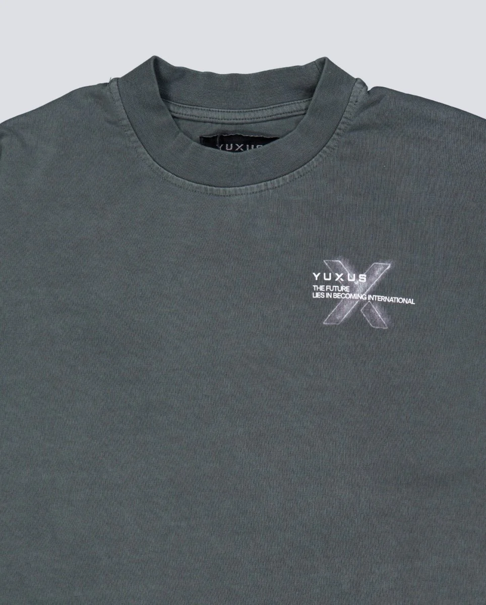 Camiseta Yuxus Bay Patterns Gris Unisex - Image 3