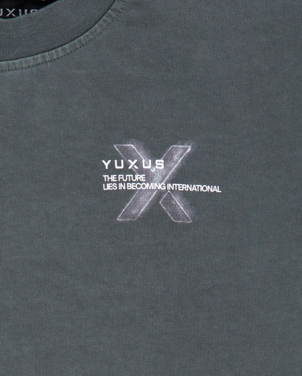 Camiseta Yuxus Bay Patterns Gris Unisex - Image 6