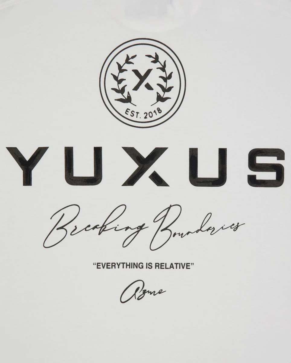 Camiseta Yuxus Hammer Azure Blanco Unisex - Image 4
