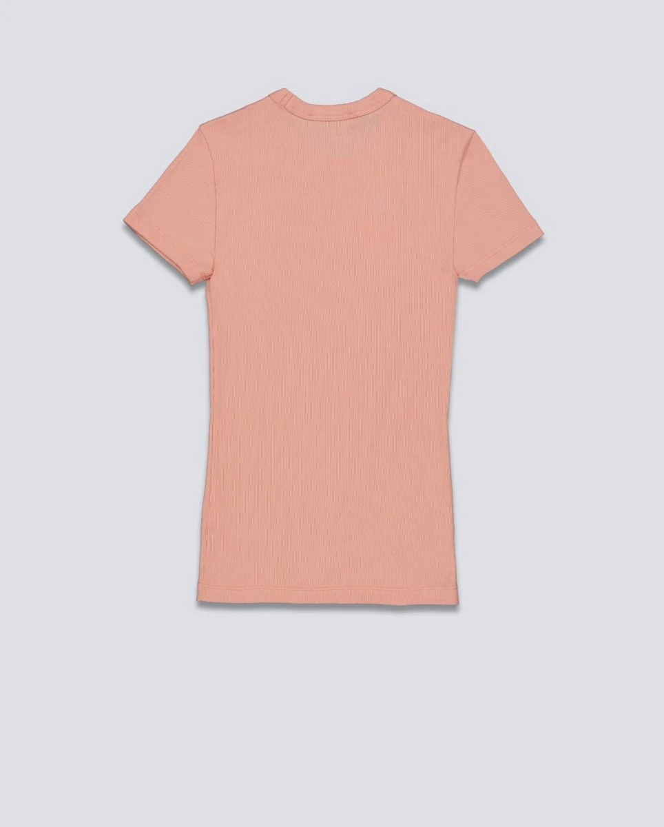Camiseta Lacoste Tee Beige Unisex - Image 4