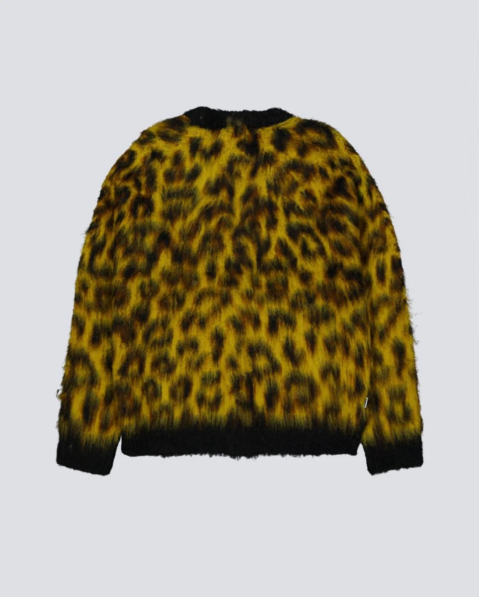Cárdigan Obey Patron Leopard Hombre - Image 3
