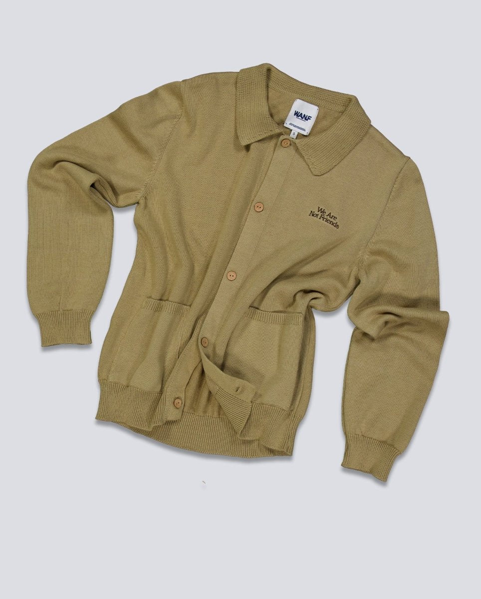Cardigan We Are Not Friends Cardigan Beige Unisex - Image 3