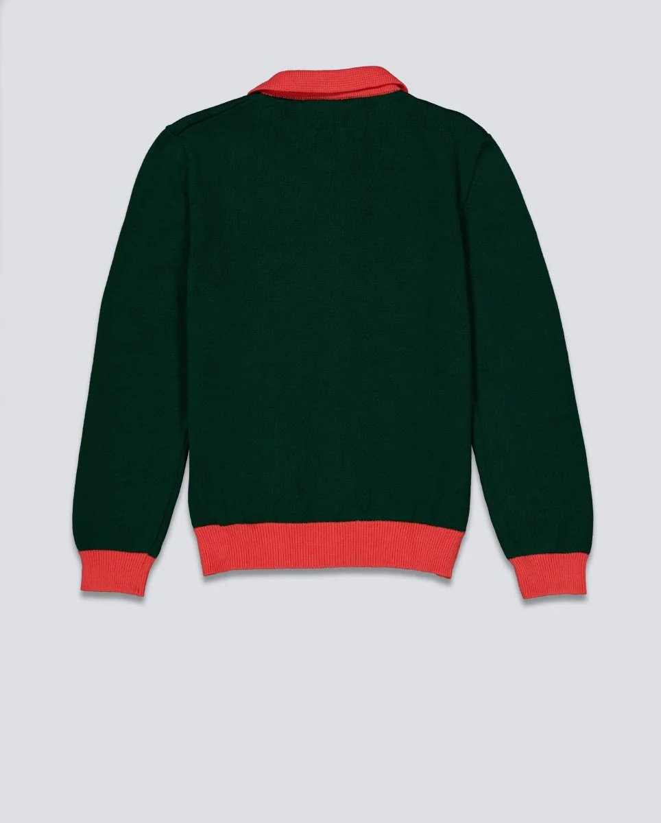 Cardigan We Are Not Friends Verde Unisex - Image 5