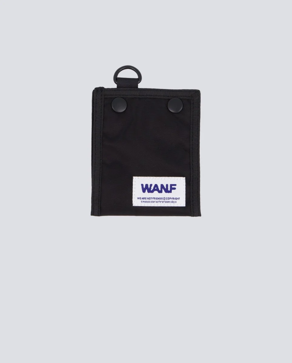 Cartera We Are Not Friends Utility Negro Unisex