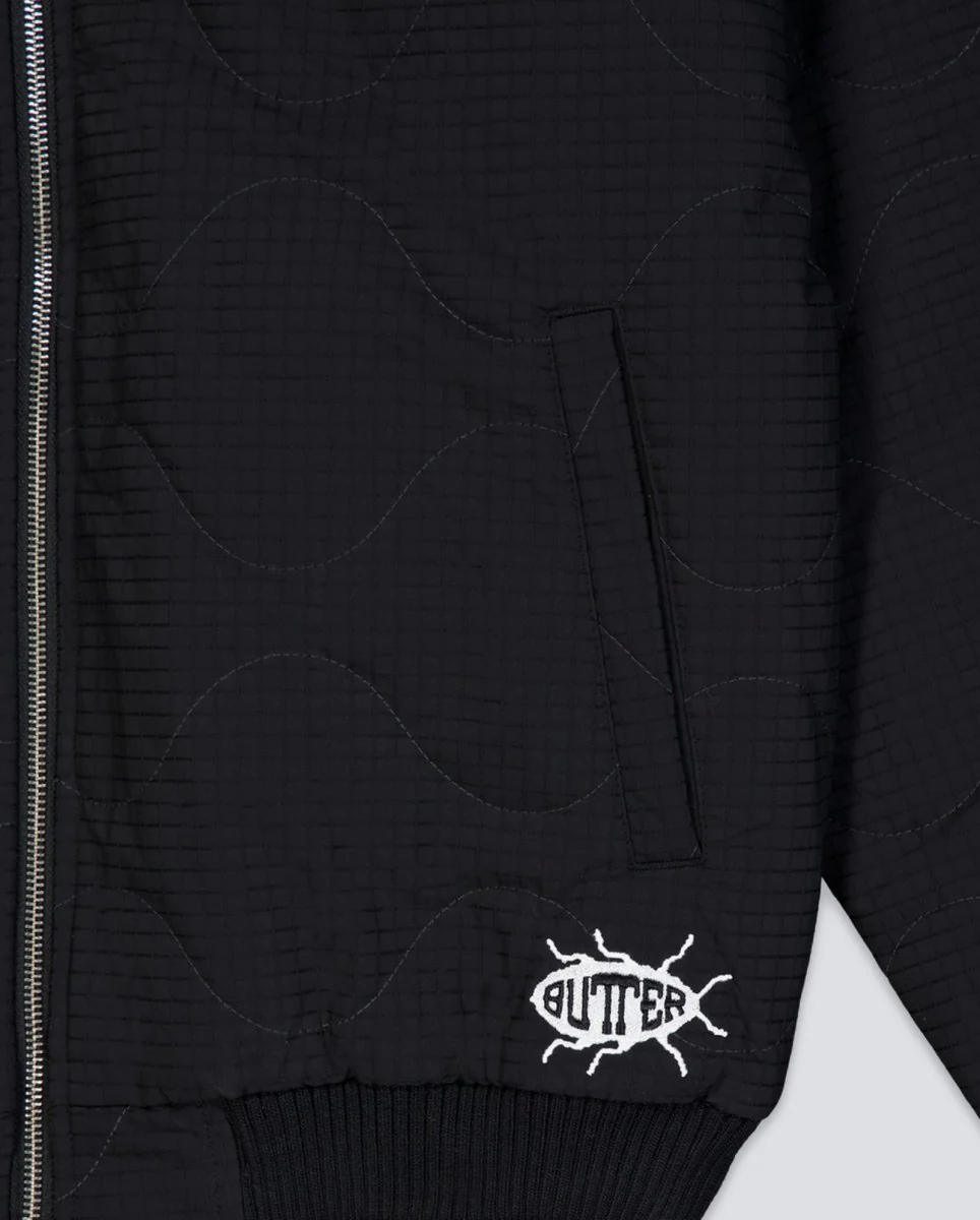 Chaqueta Butter Goods Roach Bomber Negro Hombre - Image 4